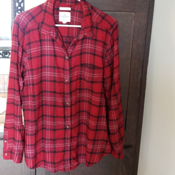 American Eagle Outfitters Tops - Amh-mazingly soft boyfriend fit flannel